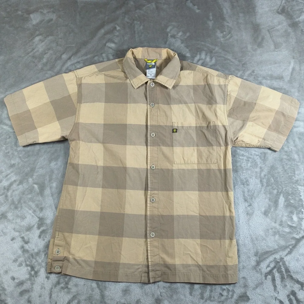 The North Face A5 Series Shirt Men Small Plaid Button Up Gorpcore Outdoor Hiking